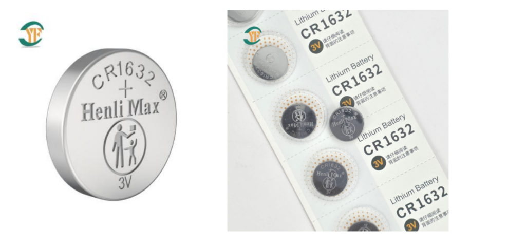 CR1632 lithium coin cell battery for RFID and medical applications
