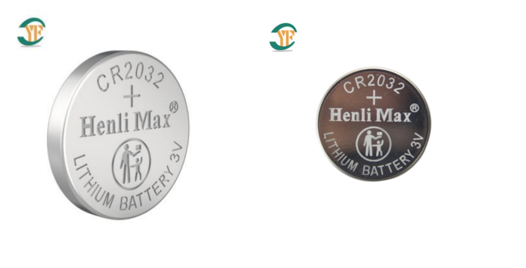 CR2032 lithium button battery for consumer electronics