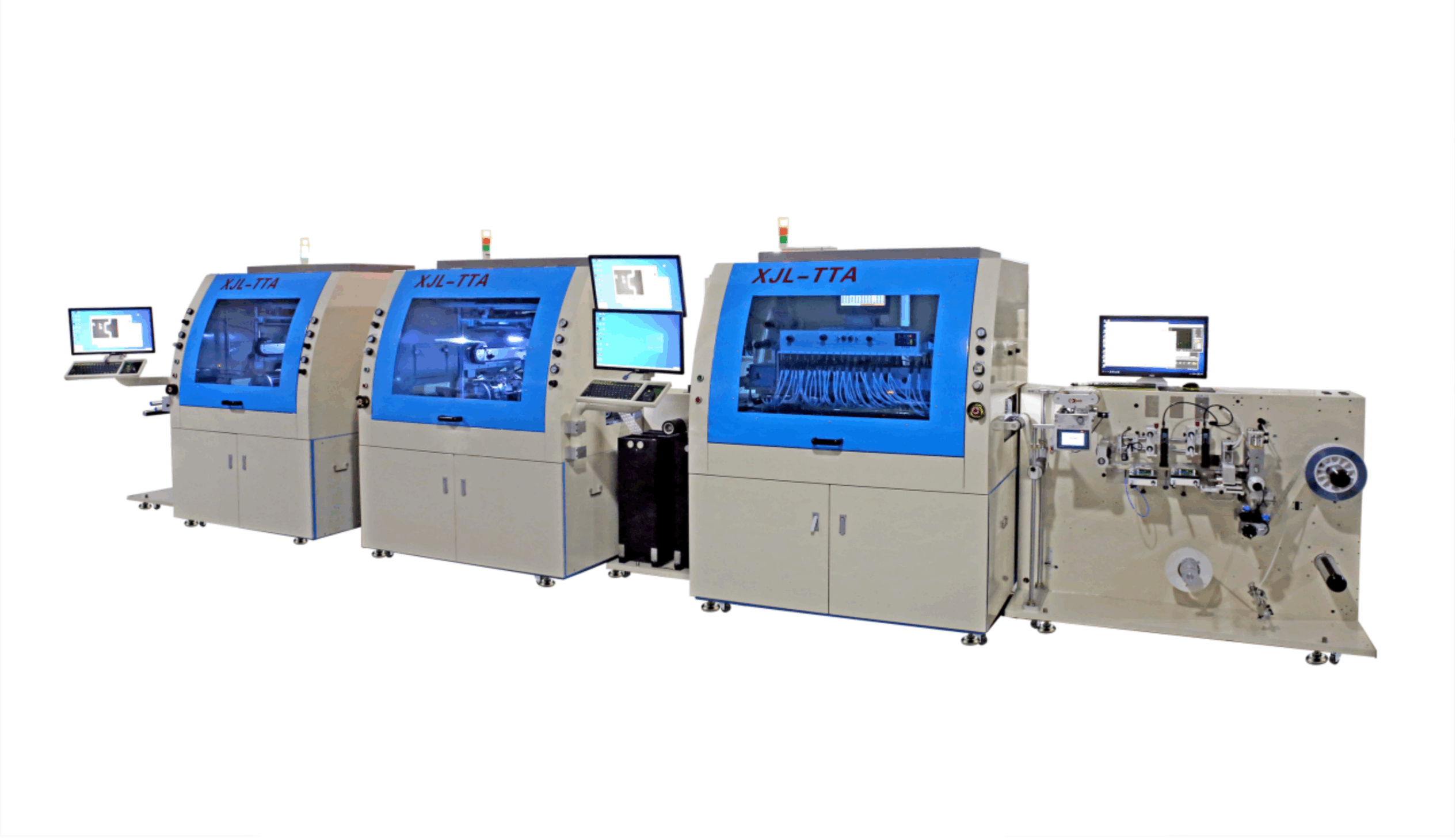 RFID dual lane flip chip packaging machine XJL-TTA-2 industrial solution