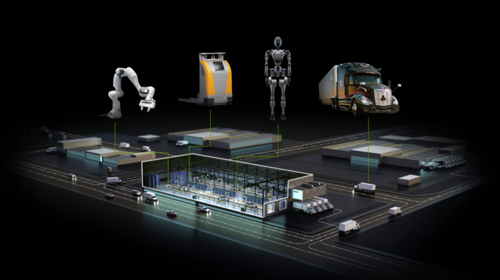 Industrial IoT architecture diagram showing devices, edge computing, and cloud platforms