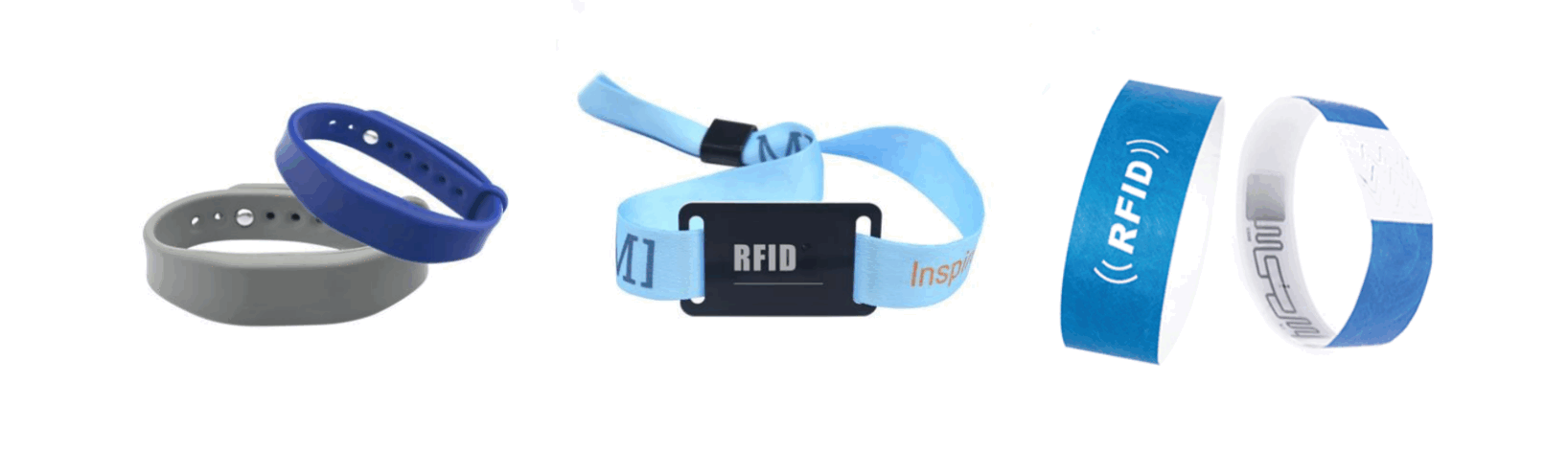 RFID wristbands silicone fabric NFC wristbands for events and access control