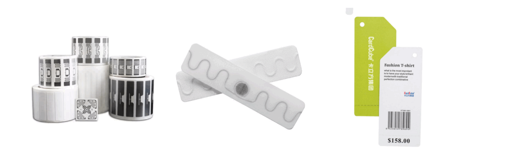 UHF and HF RFID tags for asset tracking and logistics management