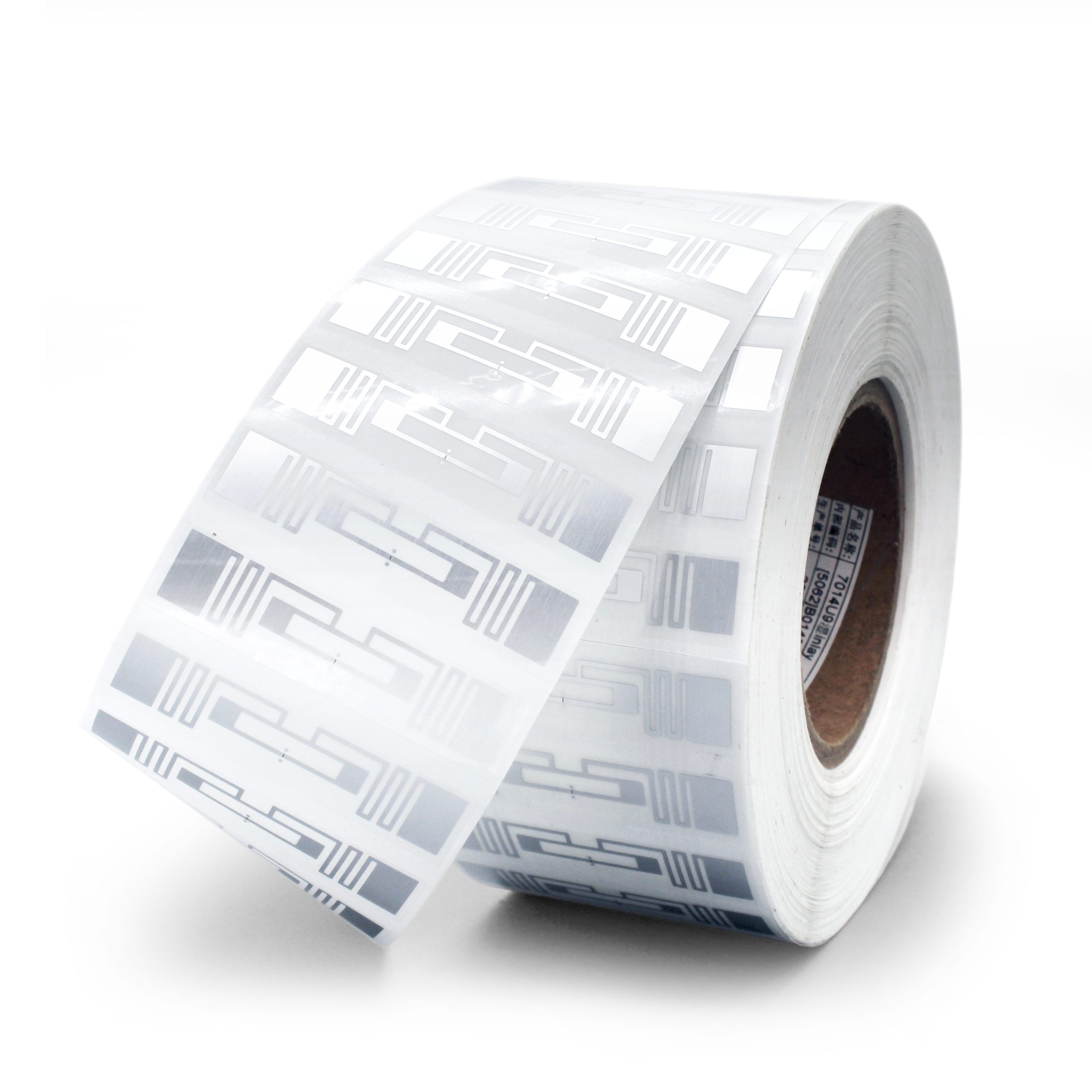 Wet RFID inlay with adhesive backing for logistics tracking