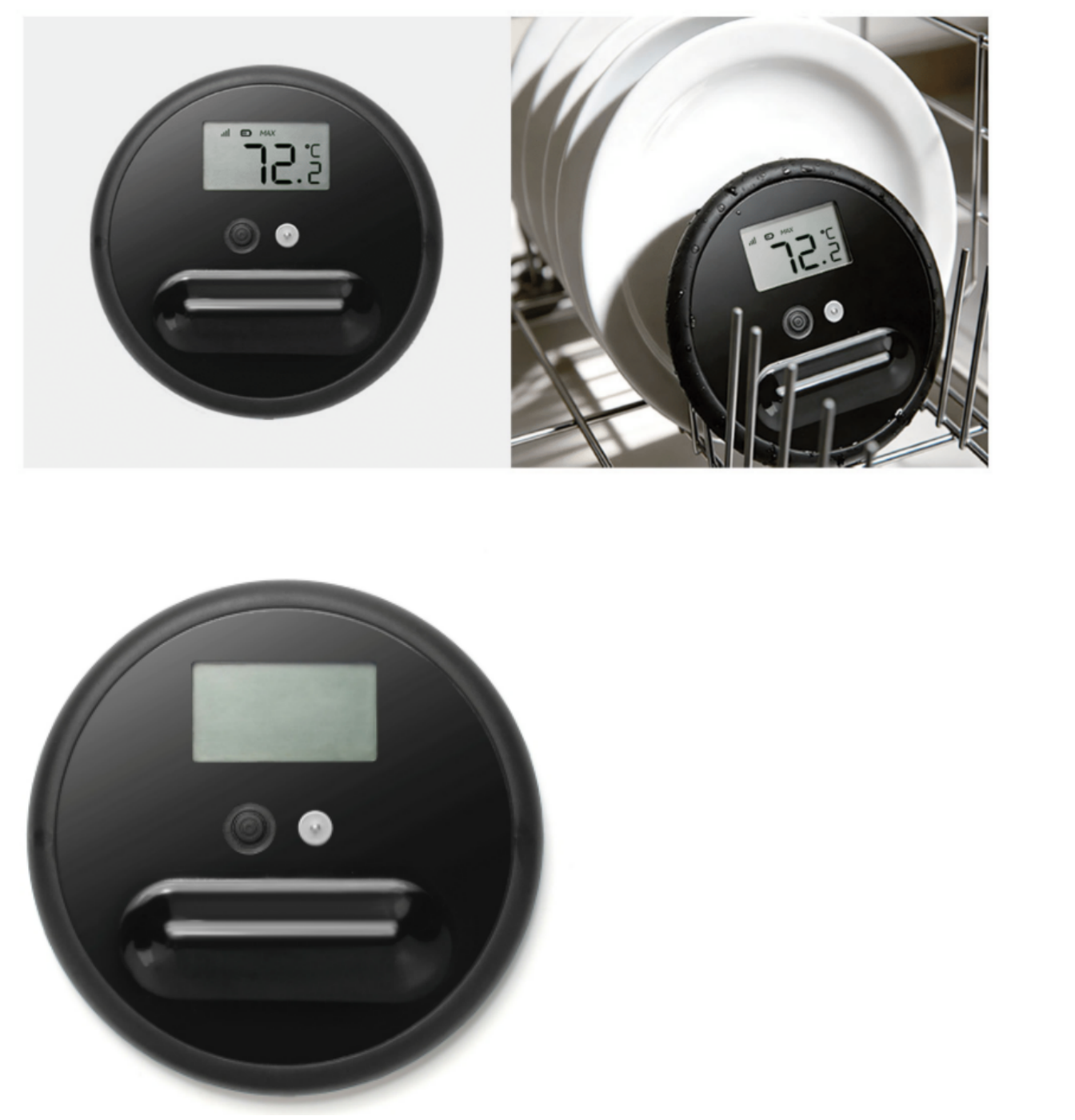LoRaWAN dishwasher temperature monitoring sensor for commercial kitchen hygiene control