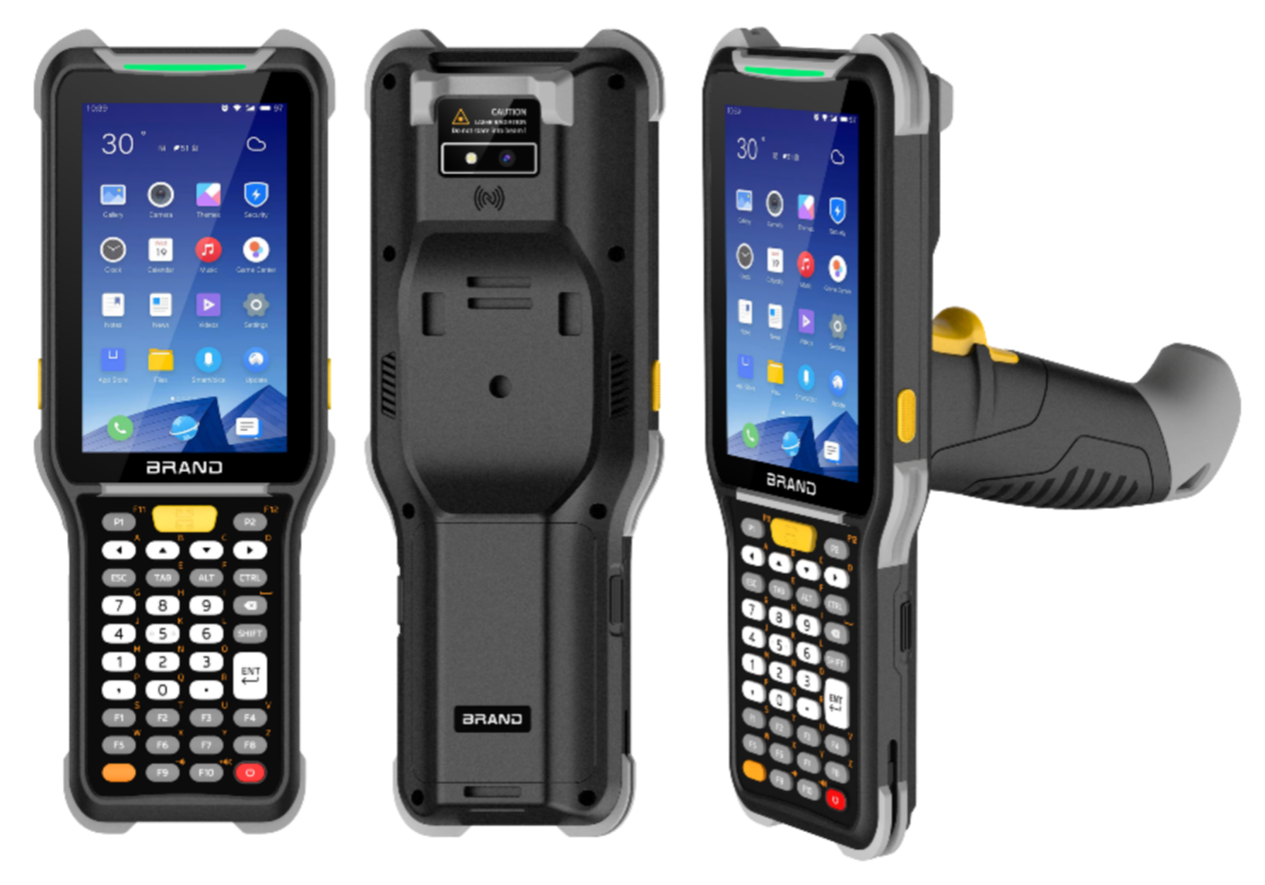 UnionTek K40 industrial mobile computer with programmable buttons and high-capacity battery